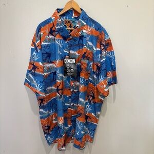 Dixxon A Lotta Aloha Hawaiian Button Down Shirt Men’s Size 4X NEW